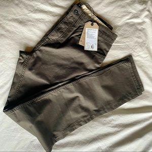 Prana Ulterior pant- men’s 32 slim in Black Olive.